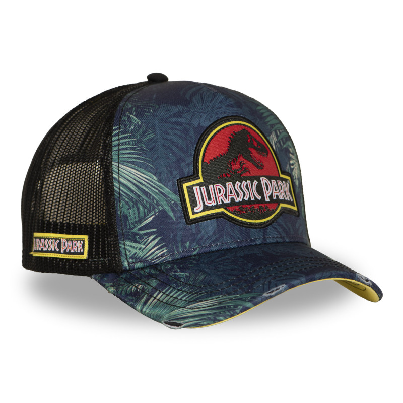 Casquette trucker avec filet et patch Jurassic Park
