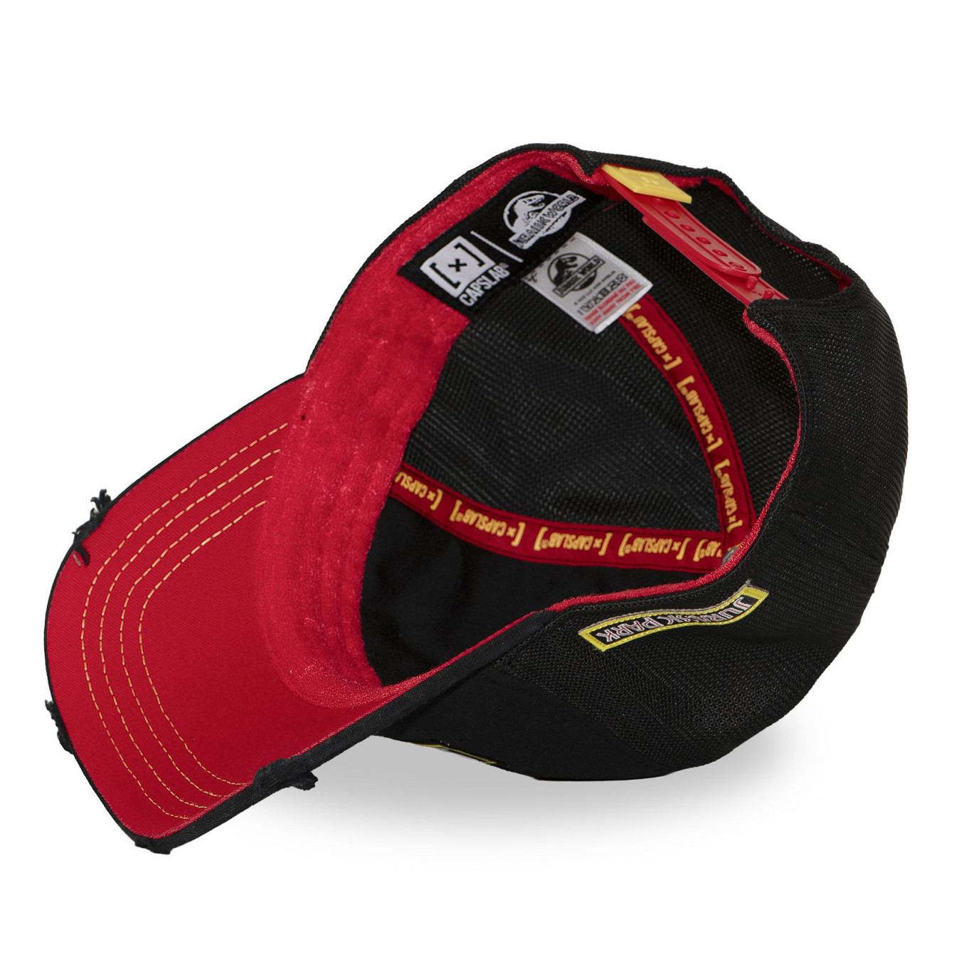 Casquette trucker premium avec filet et patch Jurassic Park