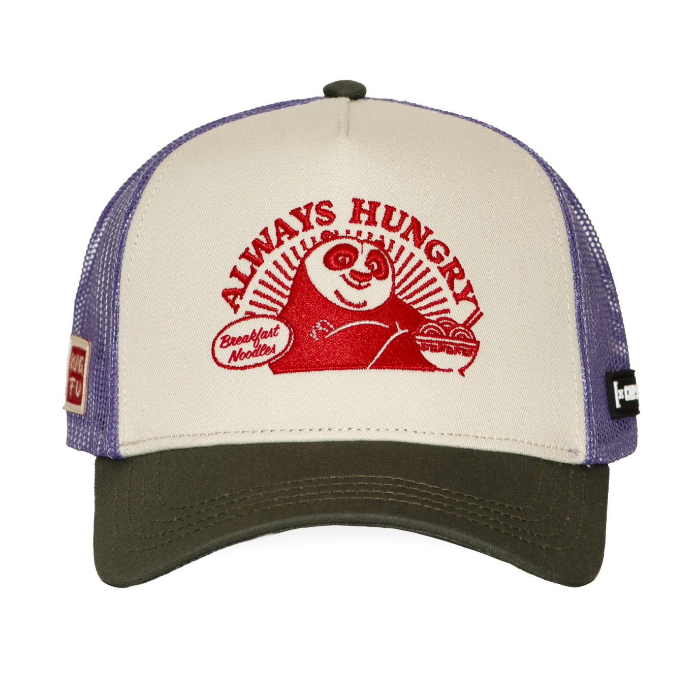 Casquette trucker avec filet et patch Kung Fu Panda Fett Fury