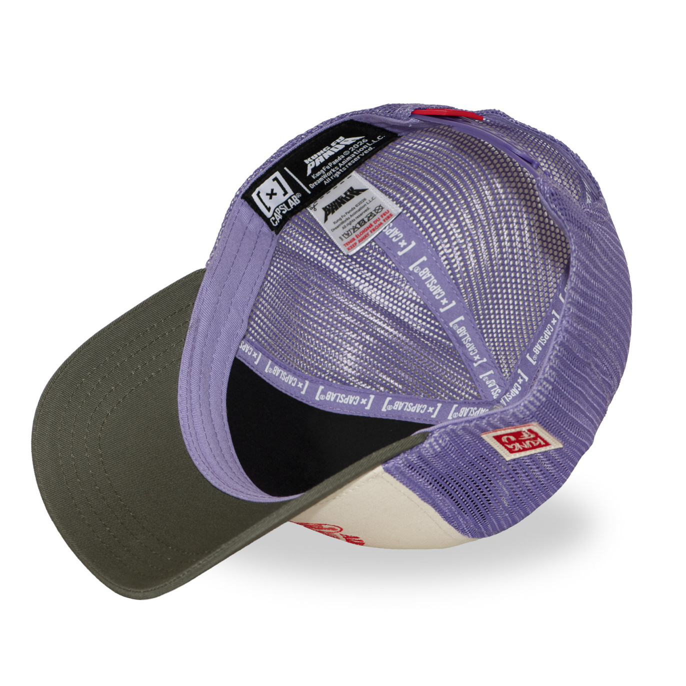 Casquette trucker avec filet et patch Kung Fu Panda Fett Fury