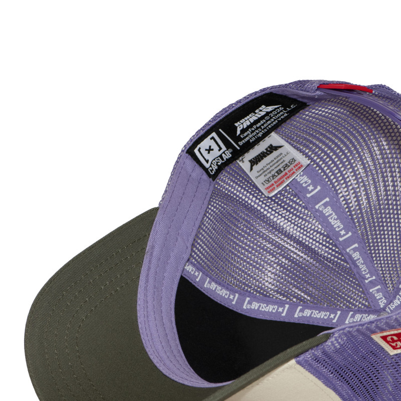 Casquette trucker avec filet et patch Kung Fu Panda Fett Fury