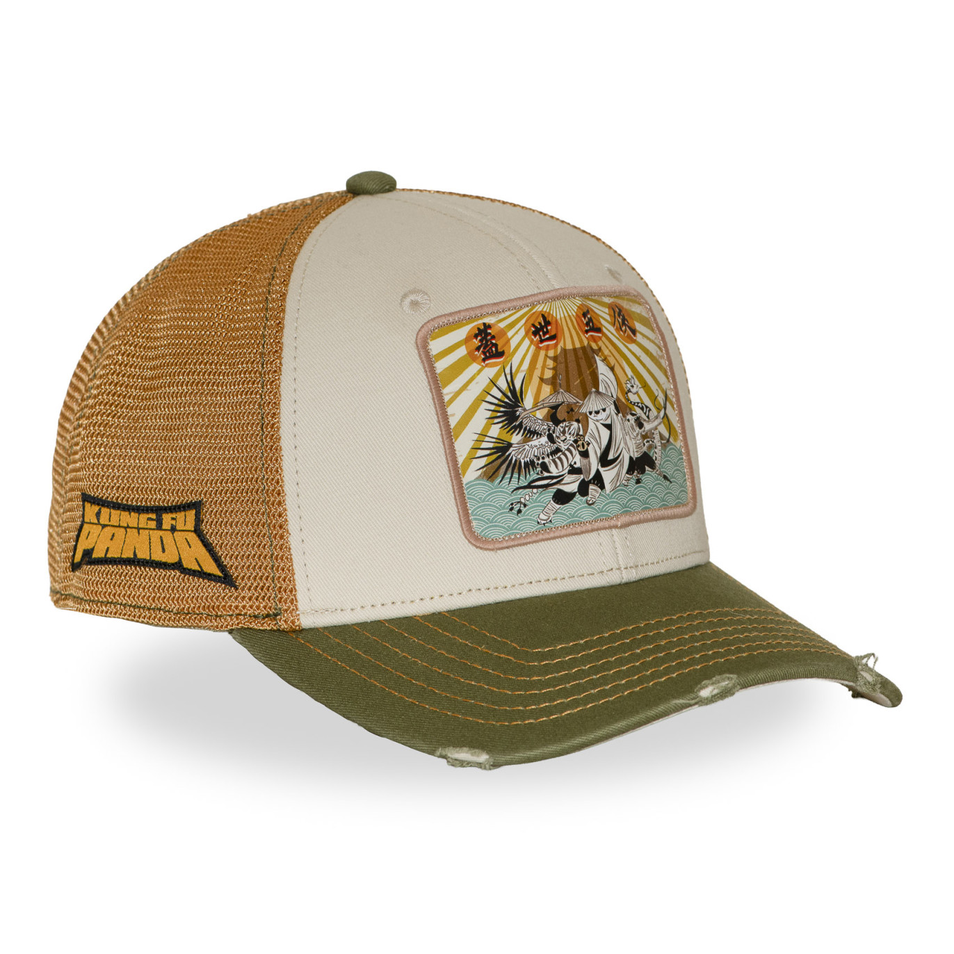 Casquette trucker premium avec filet Kung Fu Panda Dragon