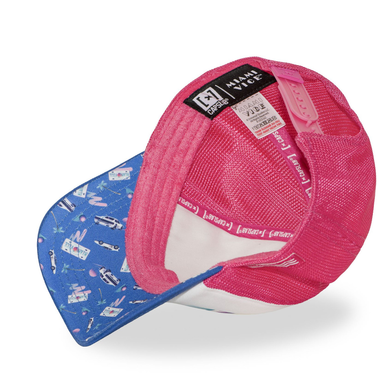 Casquette trucker mousse avec filet Miami Vice Cops