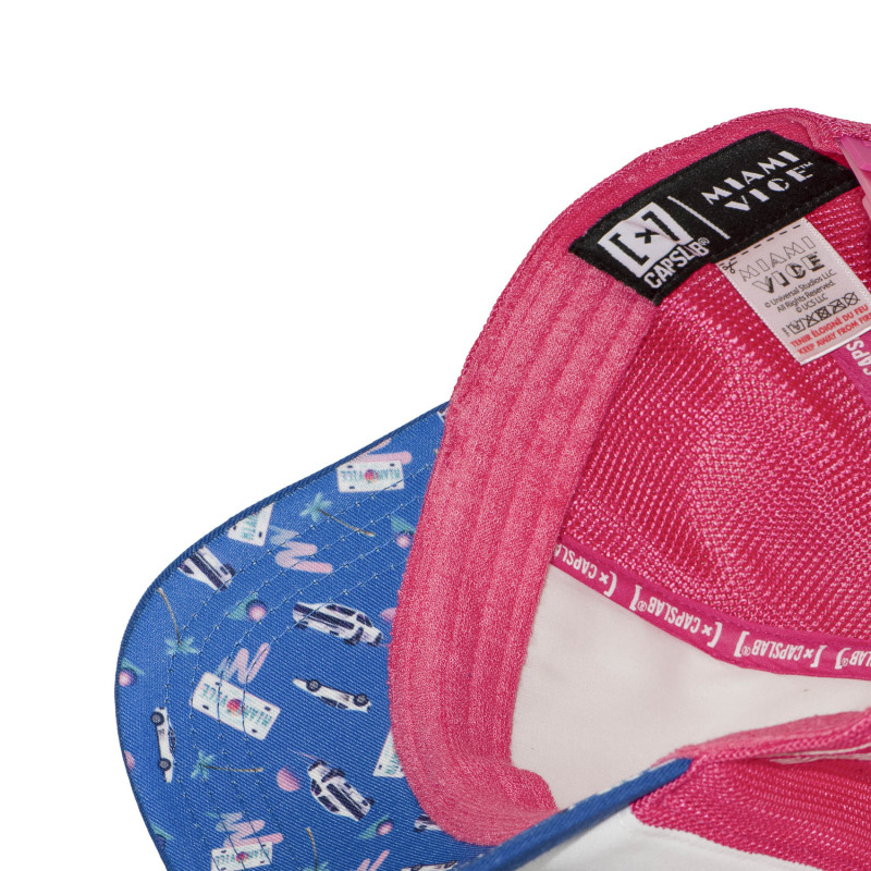 Casquette trucker mousse avec filet Miami Vice Cops