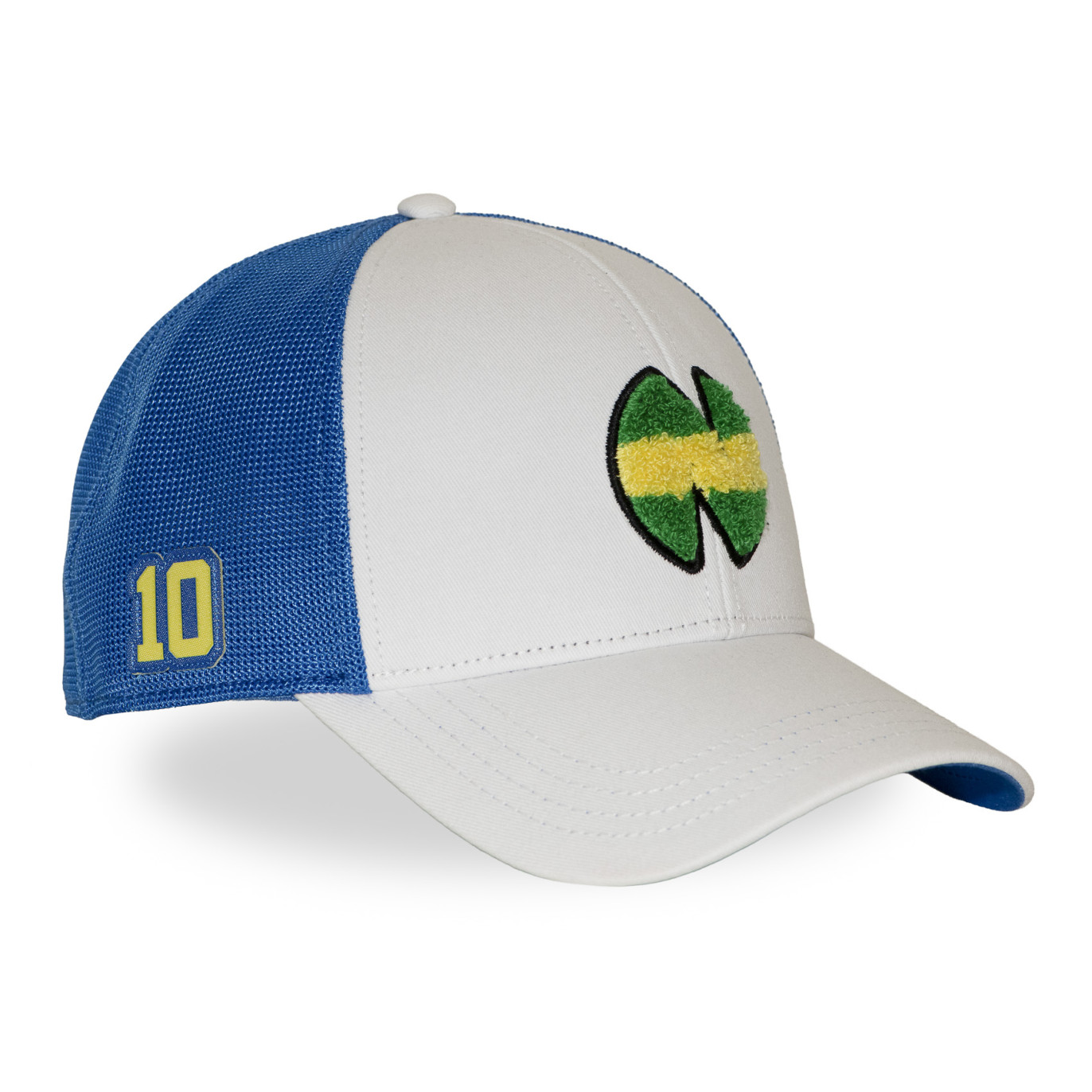 Casquette baseball avec filet et patch Olive & Tom Newteam