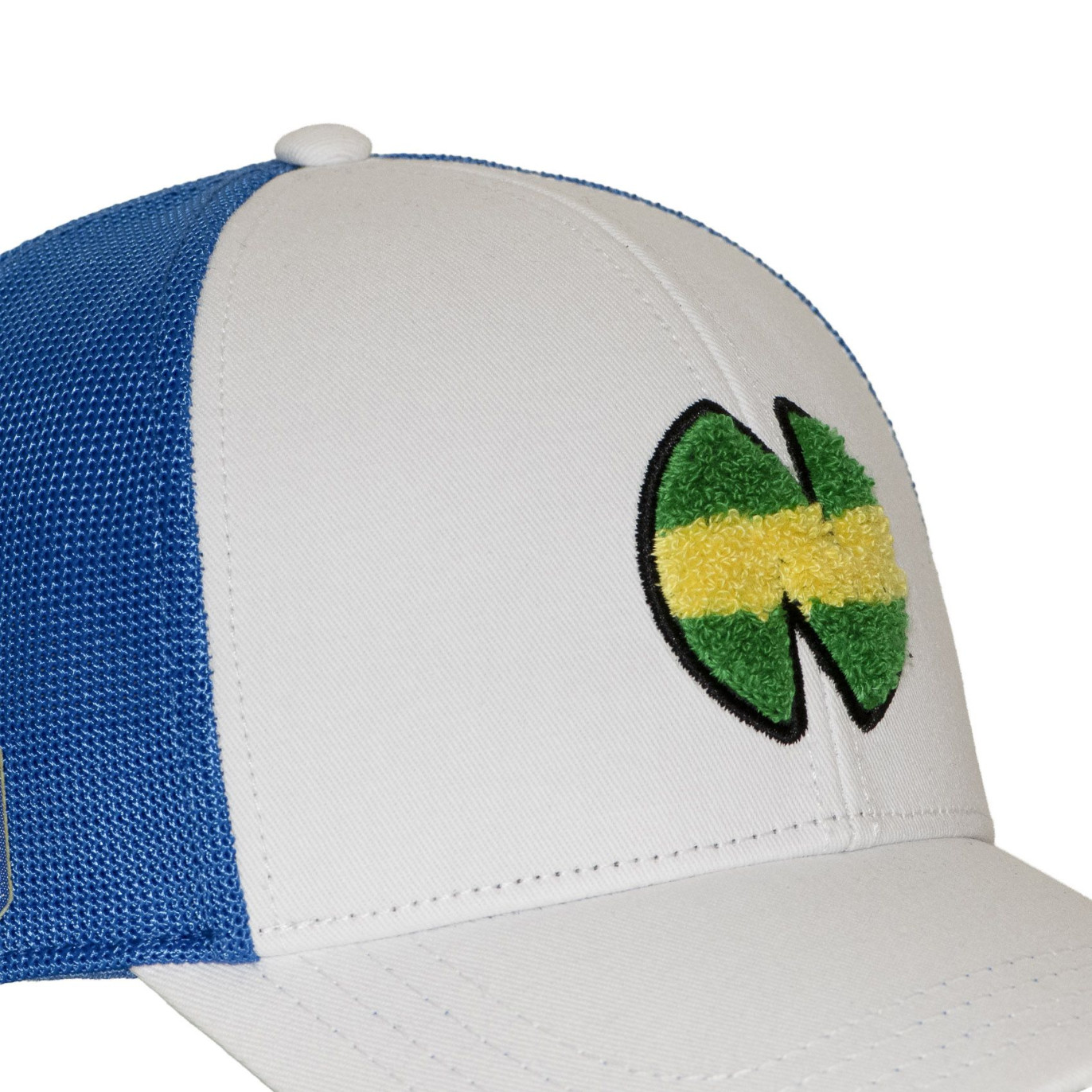 Casquette baseball avec filet et patch Olive & Tom Newteam