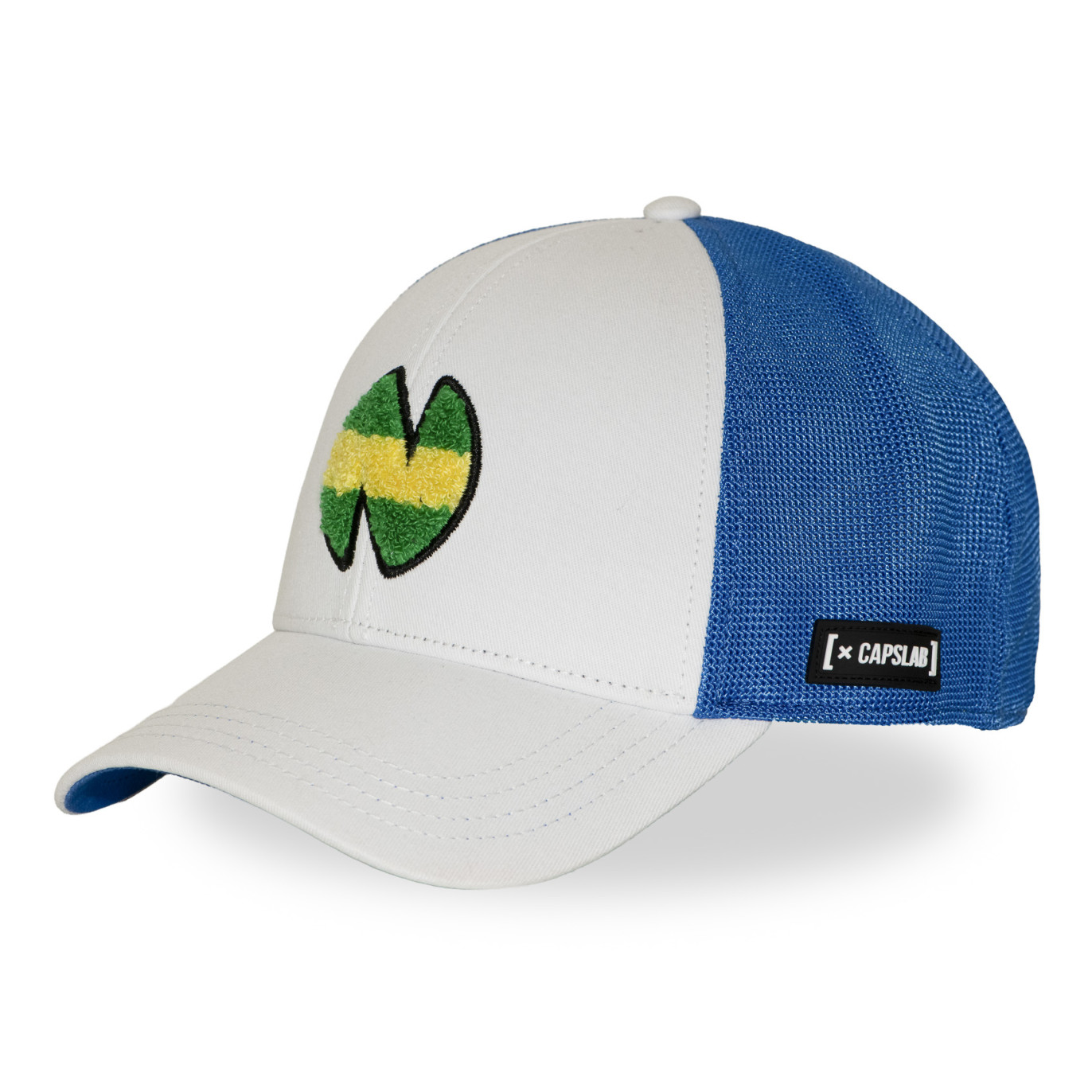 Casquette baseball avec filet et patch Olive & Tom Newteam