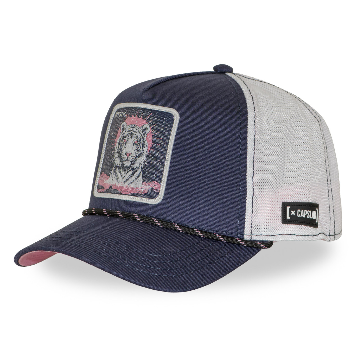 Casquette Trucker Snapback Bleue - Capslab