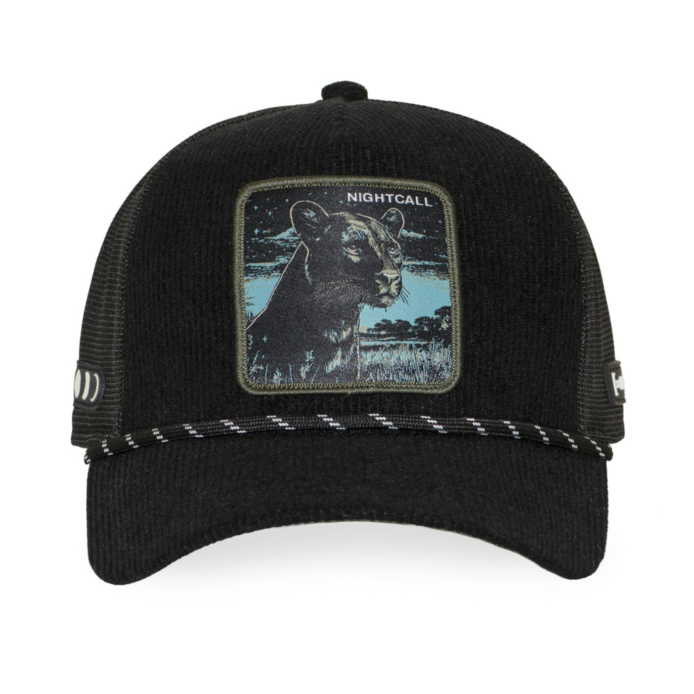 Casquette Trucker Snapback Noire - Capslab