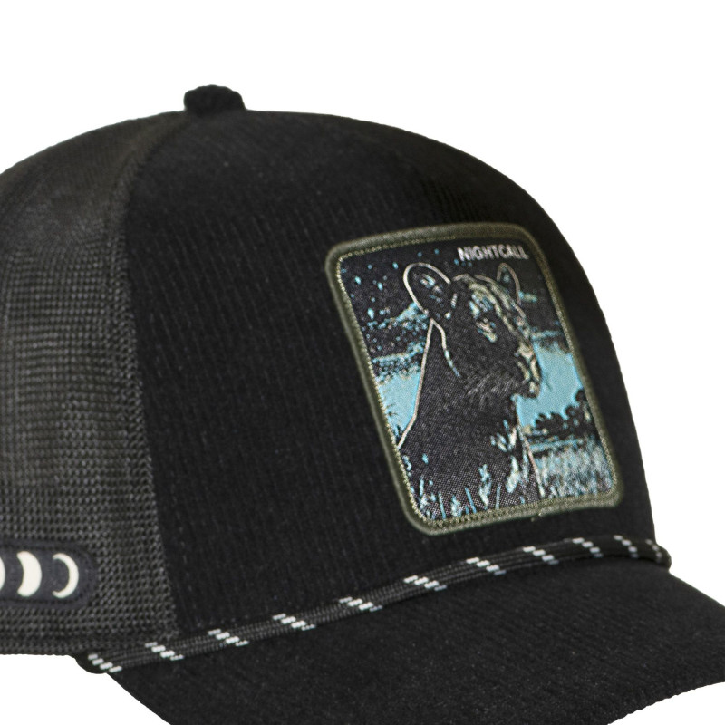 Casquette Trucker Snapback Noire - Capslab