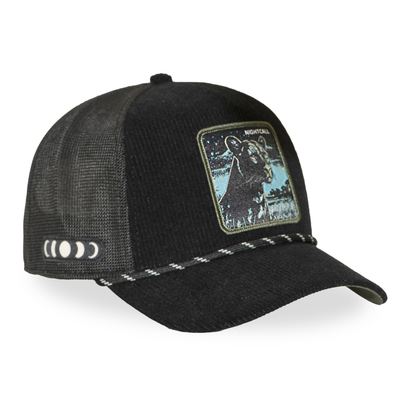 Casquette Trucker Snapback Noire - Capslab