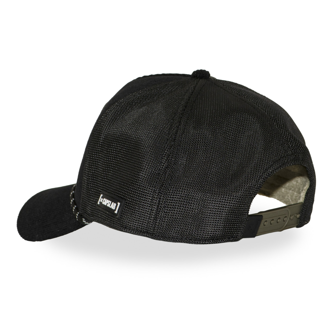 Casquette Trucker Snapback Noire - Capslab