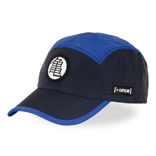 Casquette Baseball Dragon Ball Goku Scratch en silicone Bleue - Capslab