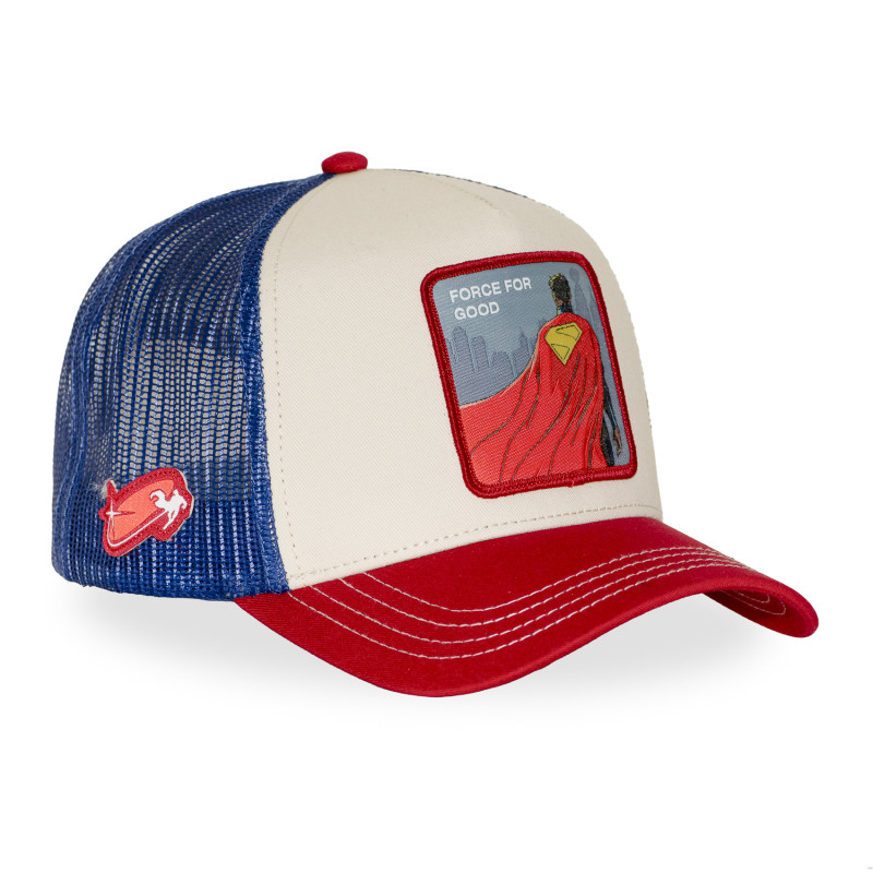 Casquette Trucker Dc Comics Superman Snapback Beige - Capslab