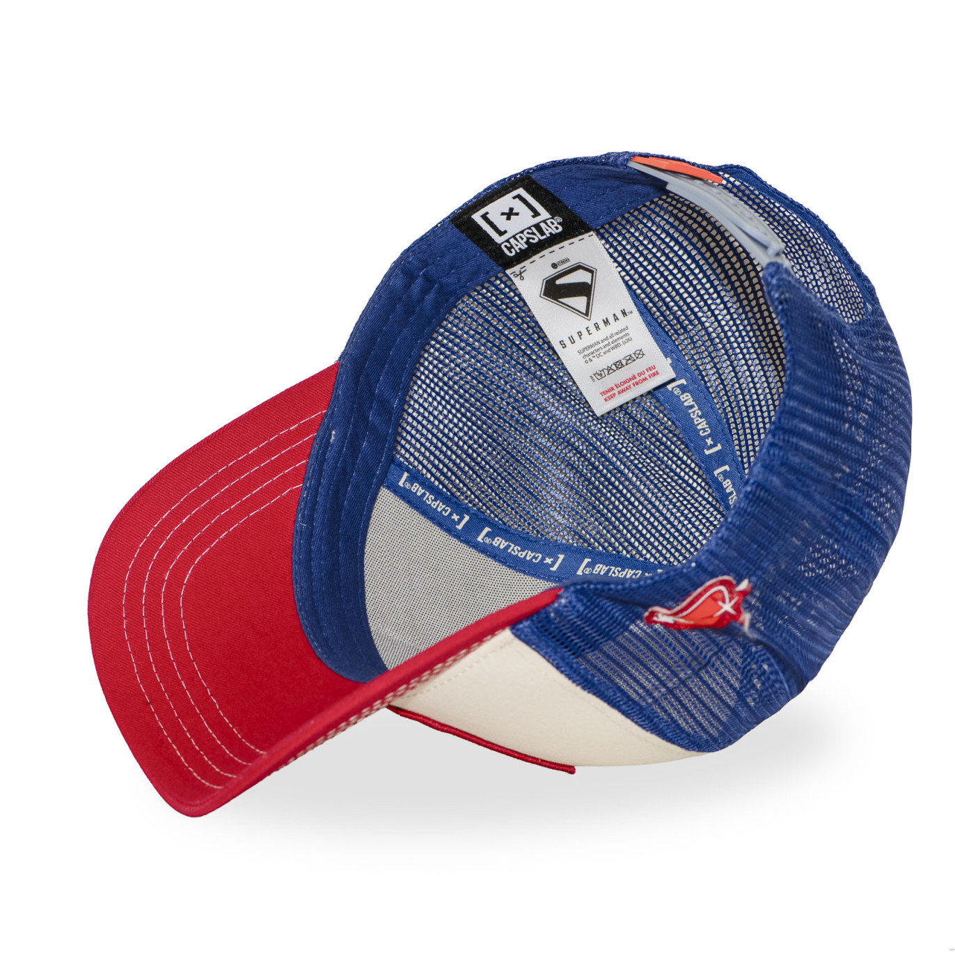 Casquette Trucker Dc Comics Superman Snapback Beige - Capslab