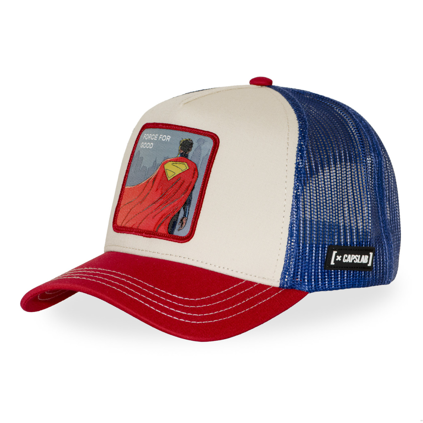 Casquette Trucker Dc Comics Superman Snapback Beige - Capslab