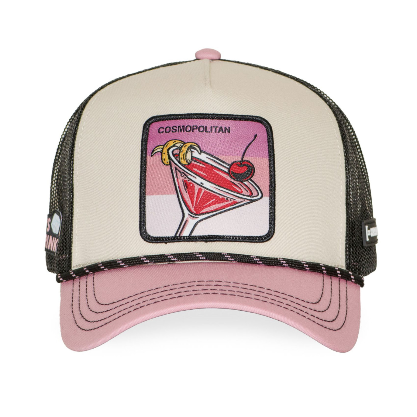Casquette Trucker Snapback Rose - Capslab