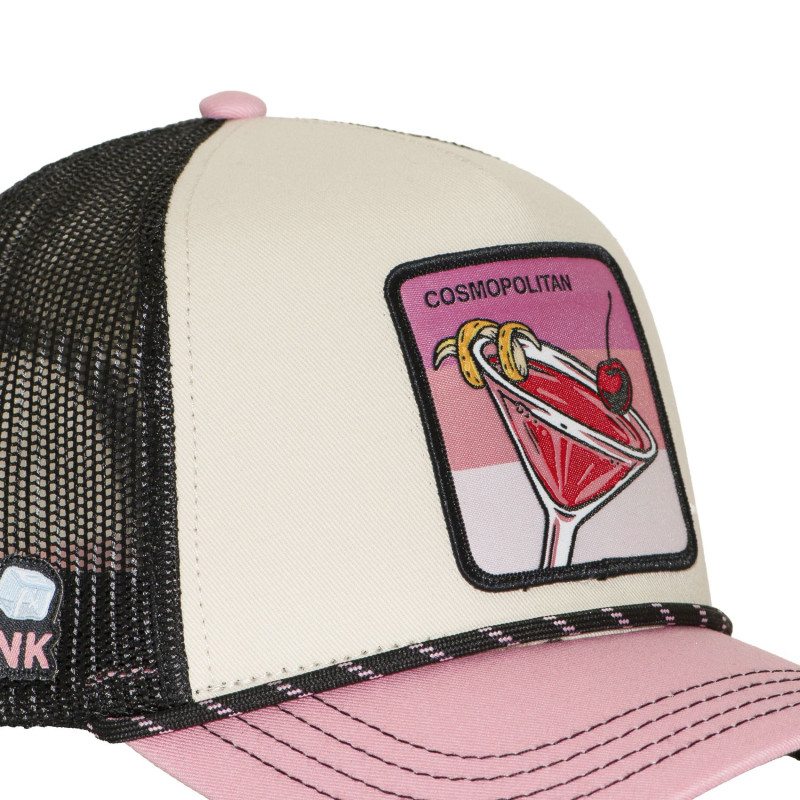 Casquette Trucker Snapback Rose - Capslab