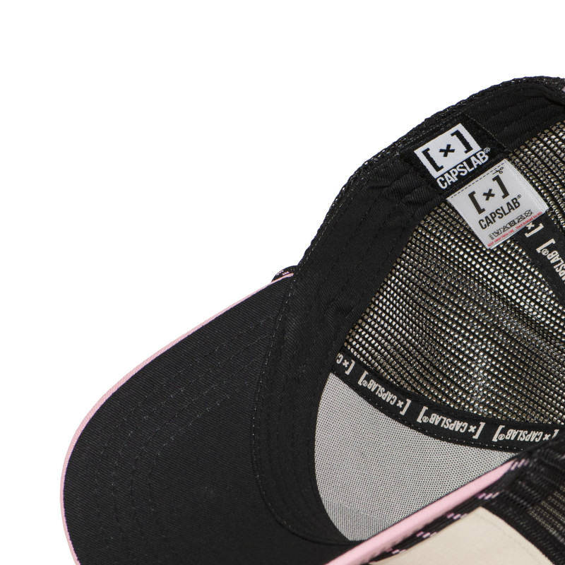 Casquette Trucker Snapback Rose - Capslab