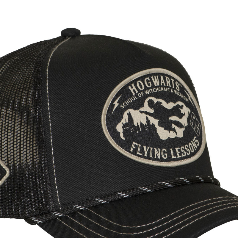 Casquette Trucker Harry Potter Snapback Noire - Capslab
