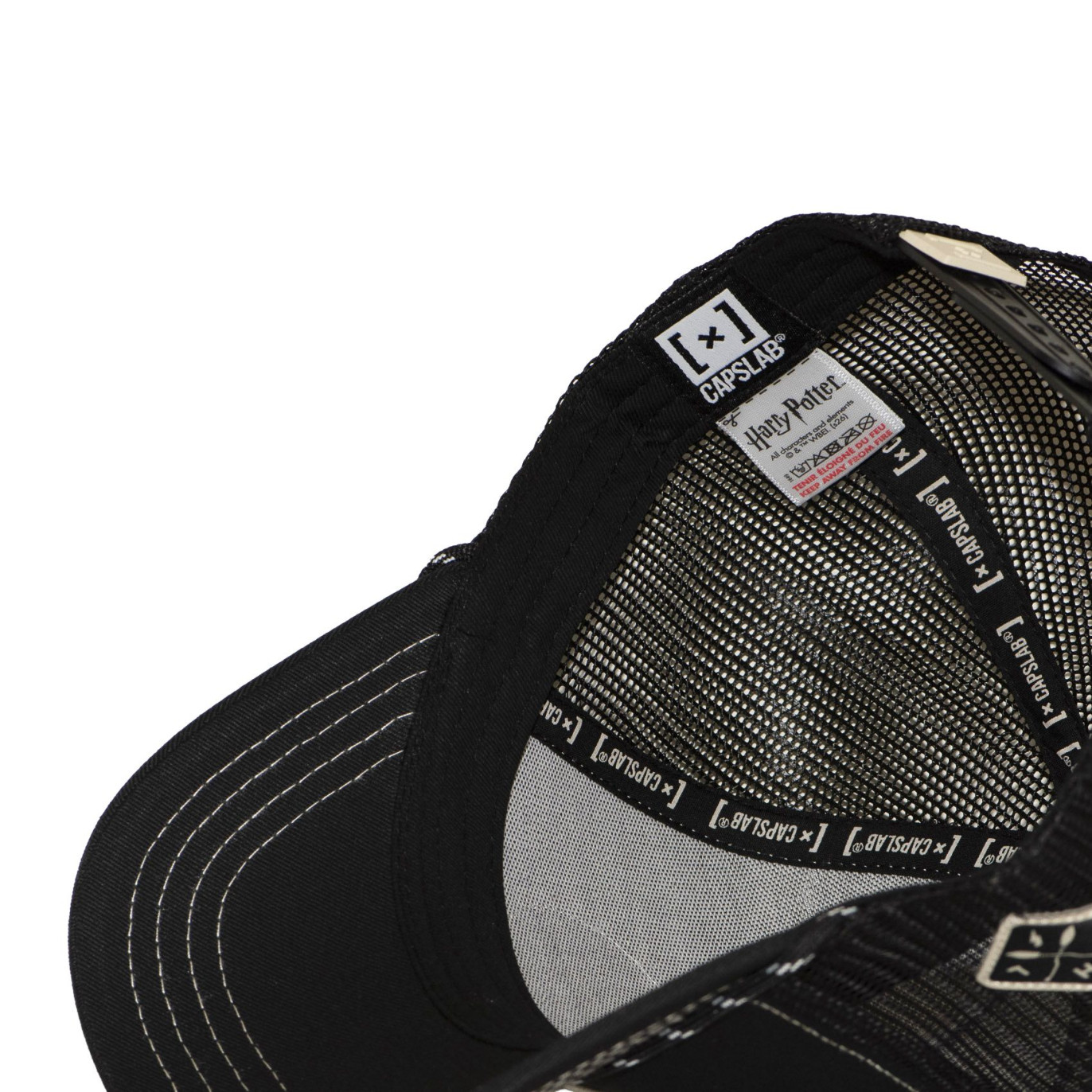 Casquette Trucker Harry Potter Snapback Noire - Capslab