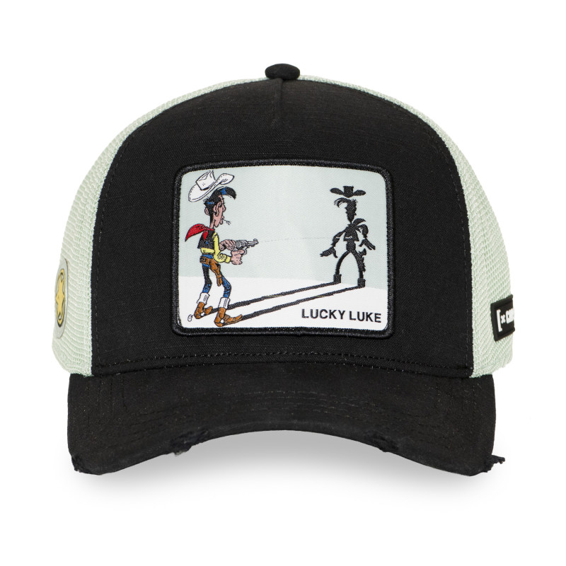 Casquette premium trucker avec filet effet usé Lucky Luke  Fresh Luky
