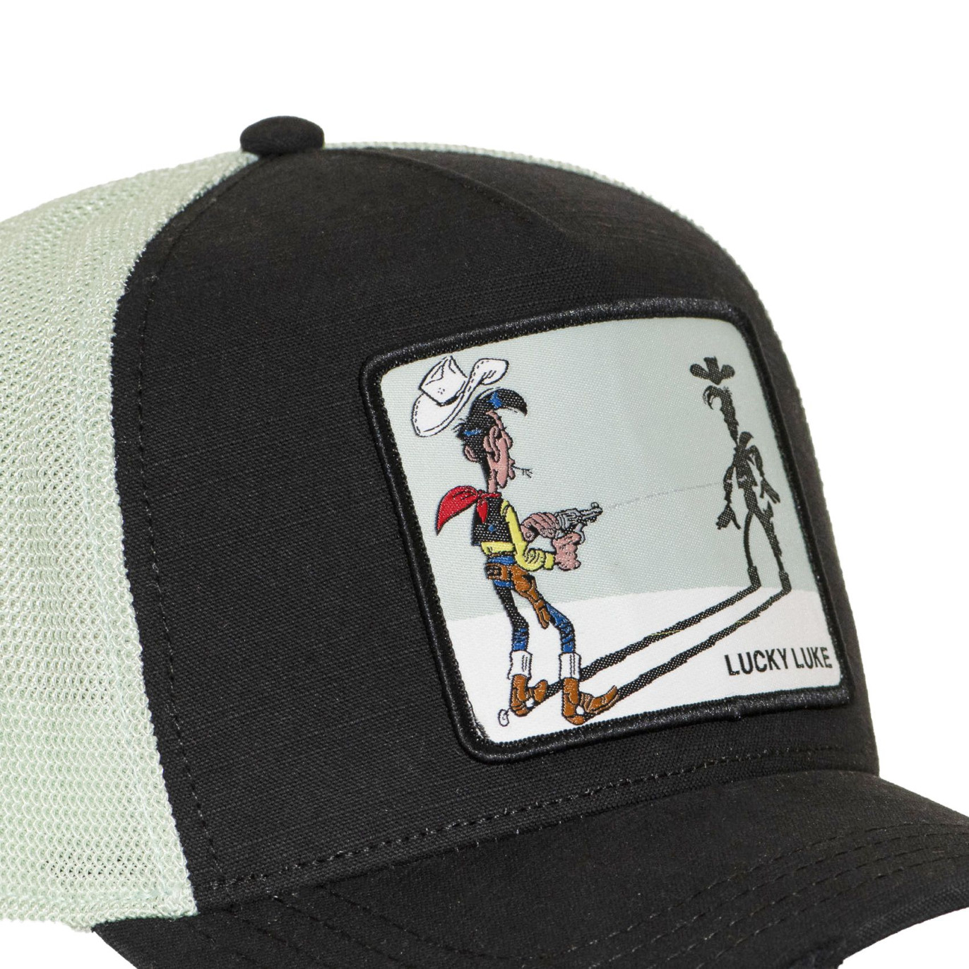 Casquette premium trucker avec filet effet usé Lucky Luke  Fresh Luky