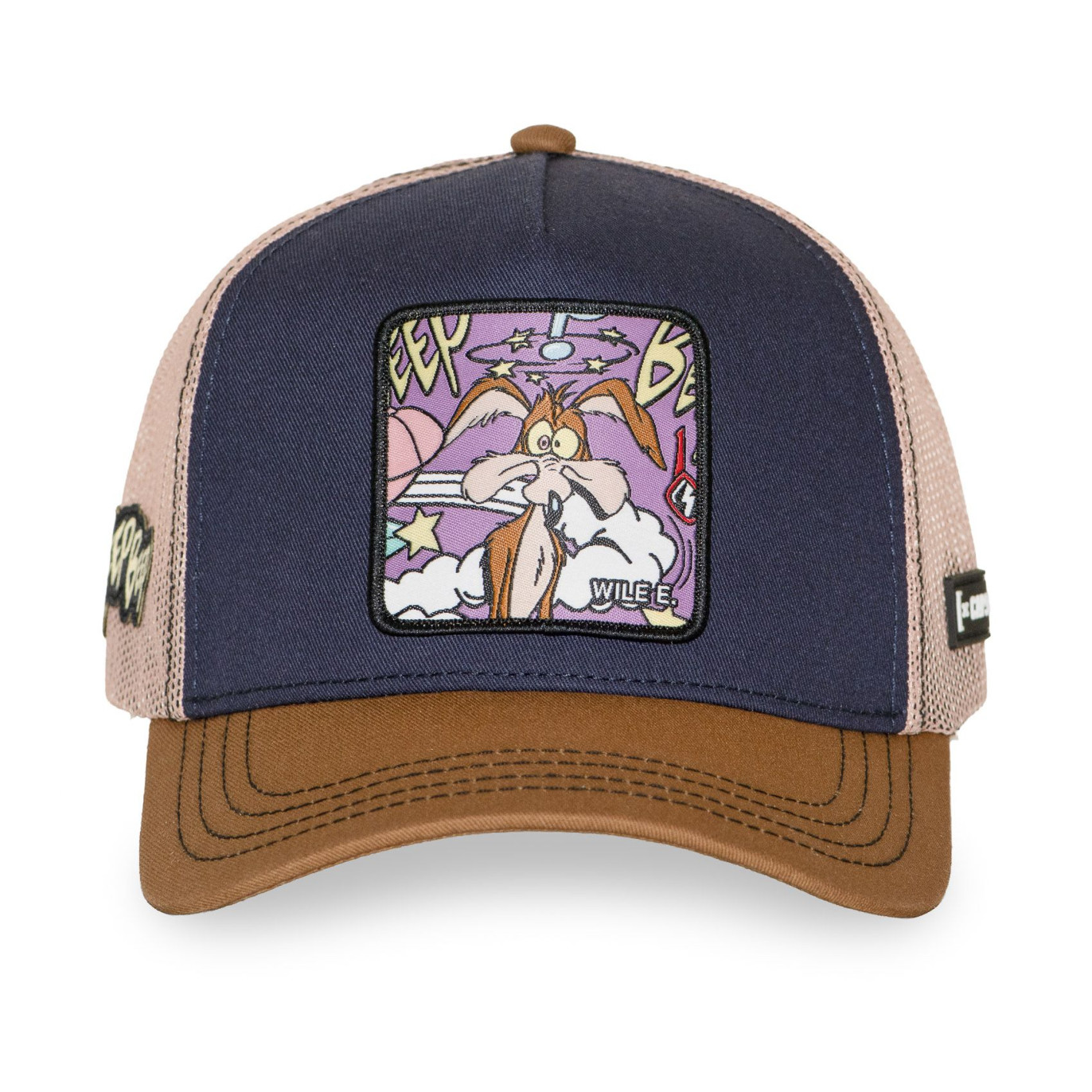 Casquette Trucker Looney Tunes Coyote Snapback Marron - Capslab