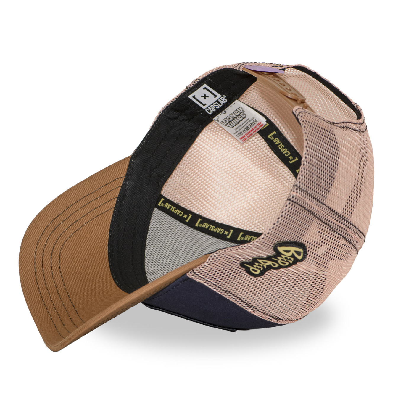 Casquette Trucker Looney Tunes Coyote Snapback Marron - Capslab