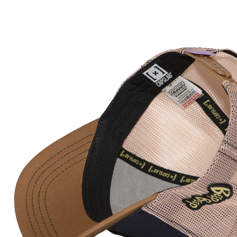Casquette Trucker Looney Tunes Coyote Snapback Marron - Capslab
