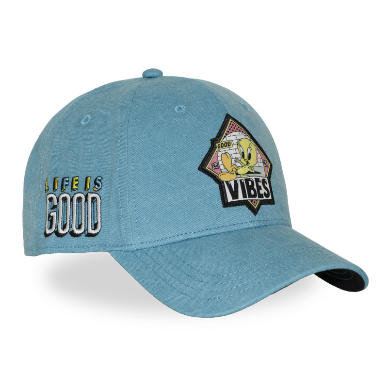 Casquette Baseball Looney Tunes Titi Snapback Bleue - Capslab