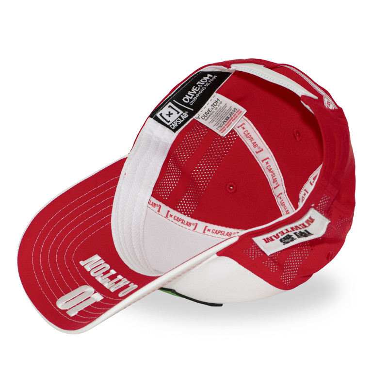 Casquette Baseball Olive Et Tom Scratch en silicone Blanche - Capslab