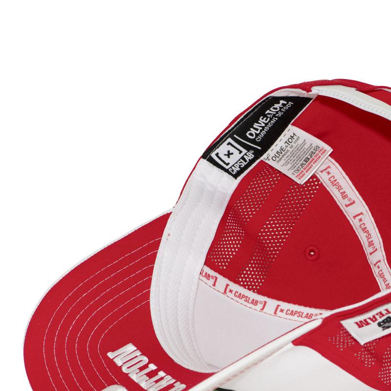 Casquette Baseball Olive Et Tom Scratch en silicone Blanche - Capslab