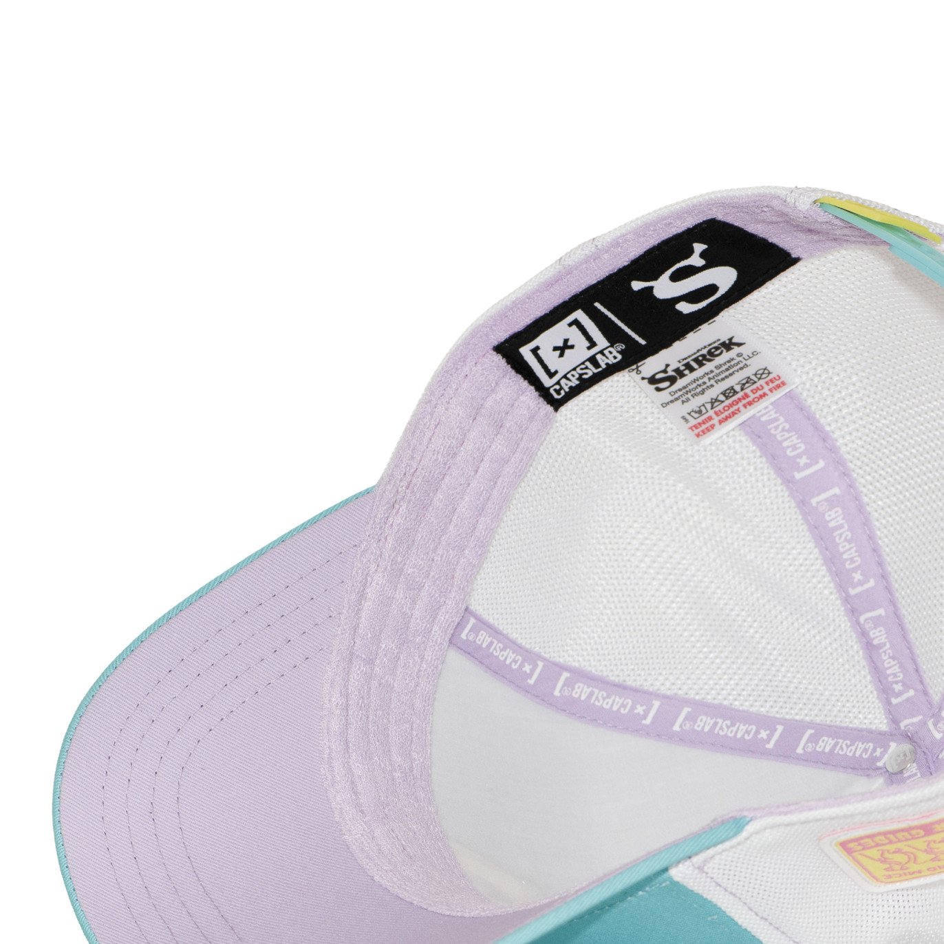 Casquette Trucker Schrek Snapback Turquoise - Capslab