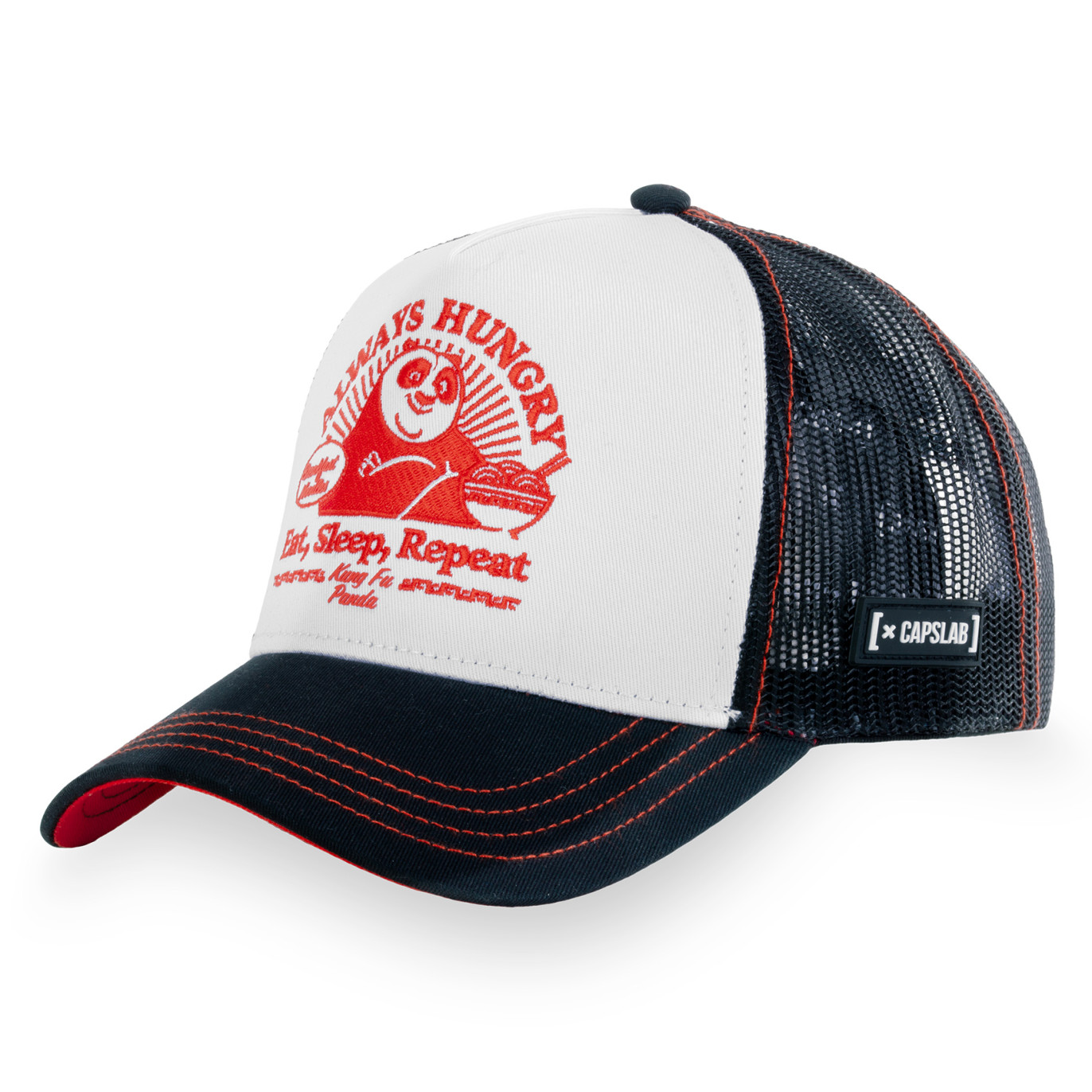 Casquette Trucker Snapback Blanche Kung Fu Panda - Capslab