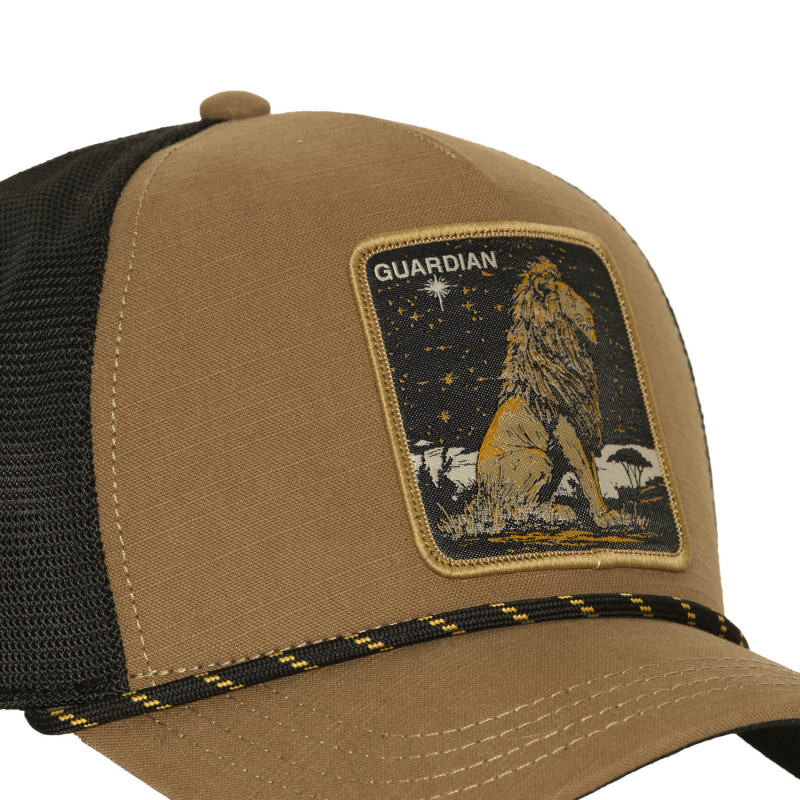 Casquette trucker premium avec filet et patch Lion