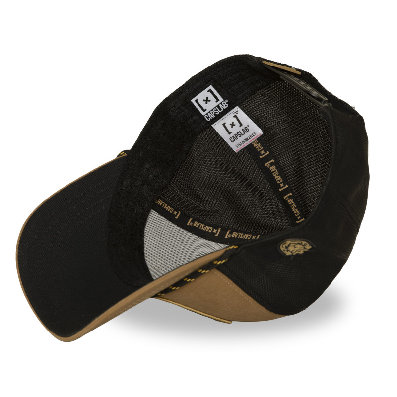 Casquette trucker premium avec filet et patch Lion