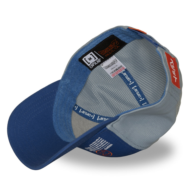 Casquette Trucker Dragon Ball Z Vegetto Snapback Bleue - Capslab