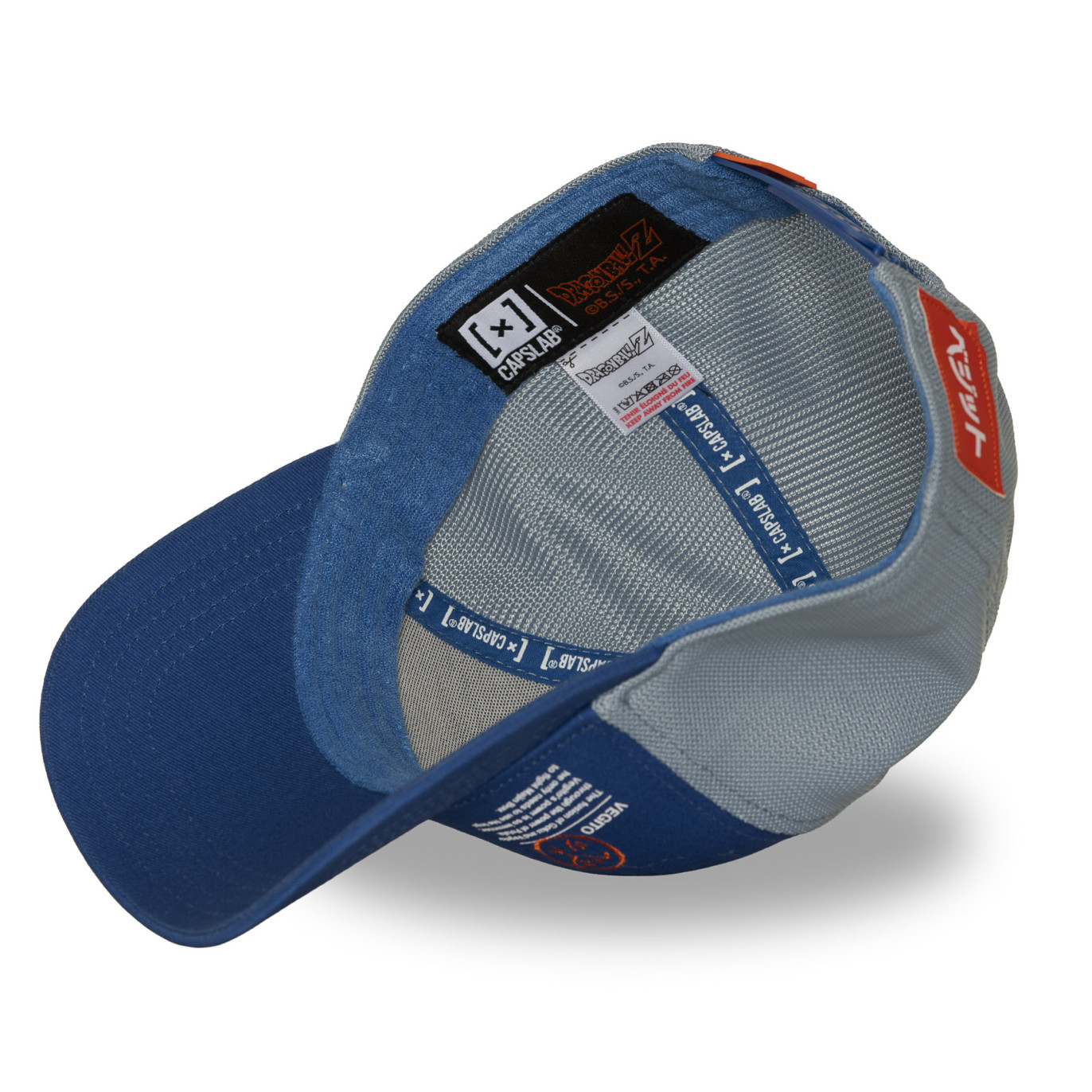 Casquette Trucker Dragon Ball Z Vegetto Snapback Bleue - Capslab