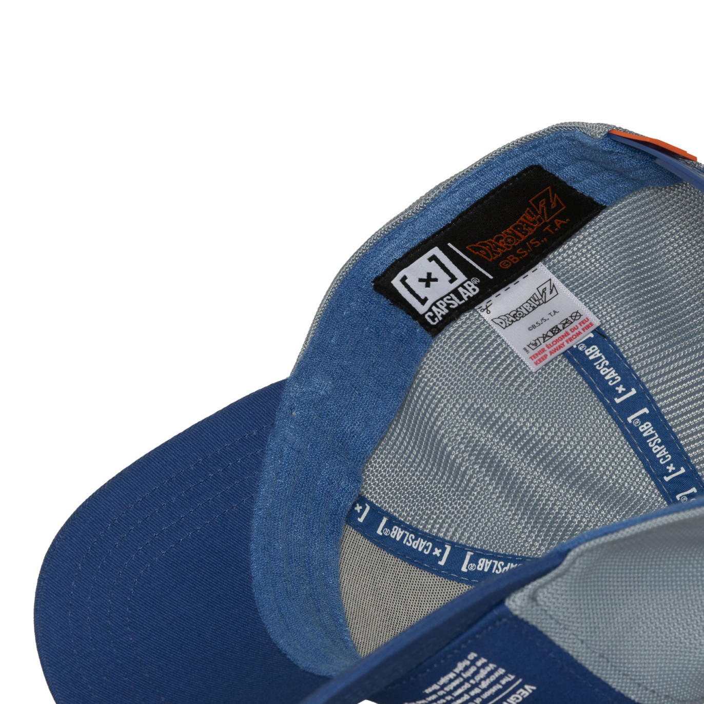 Casquette Trucker Dragon Ball Z Vegetto Snapback Bleue - Capslab