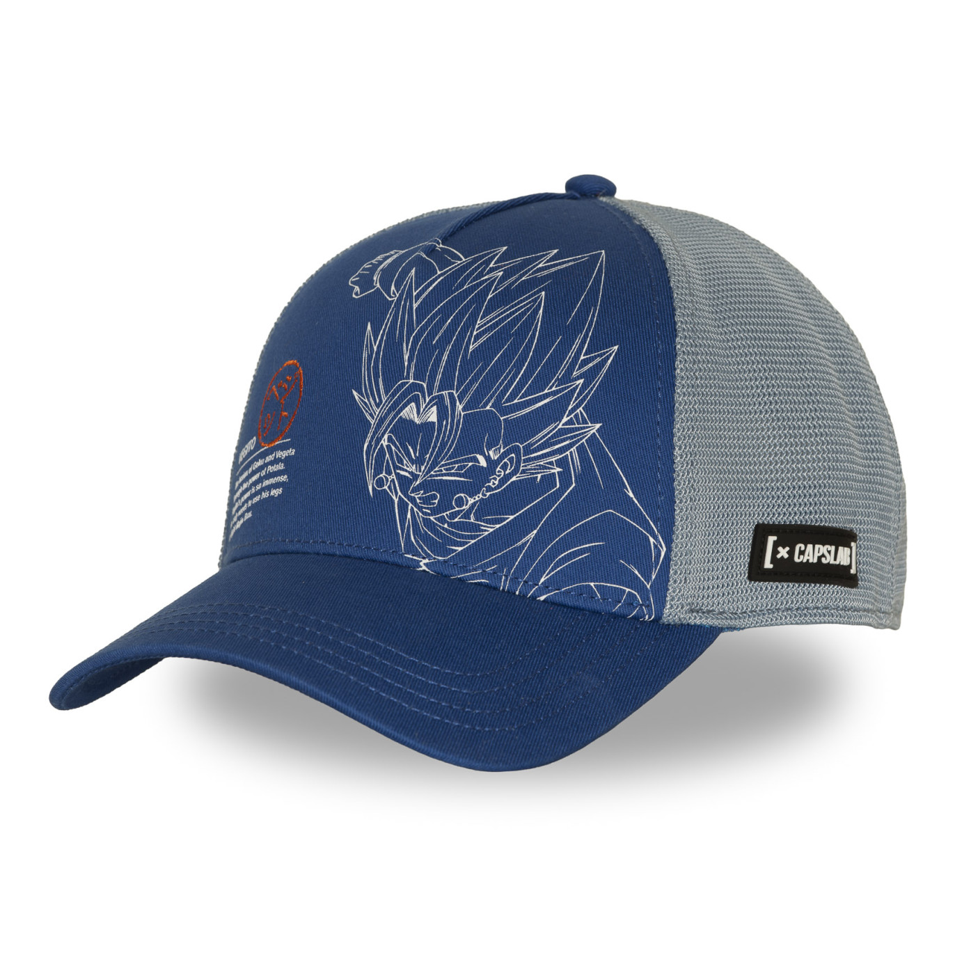 Casquette  trucker avec filet Dragon Ball Vegito