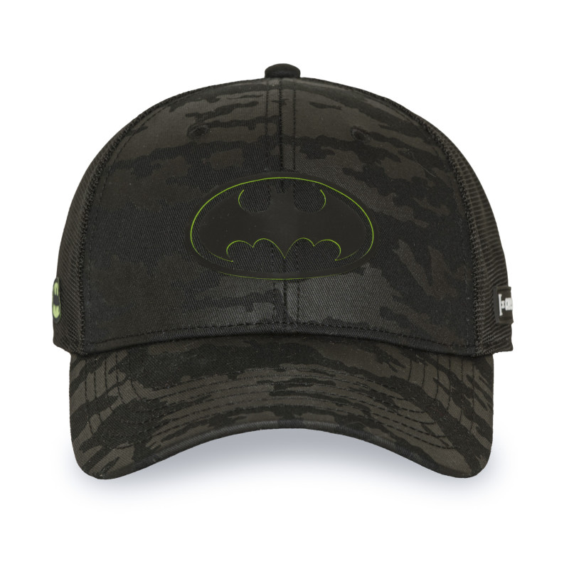 Casquette baseball premium avec filet et patch Dc Comics Neon Logo