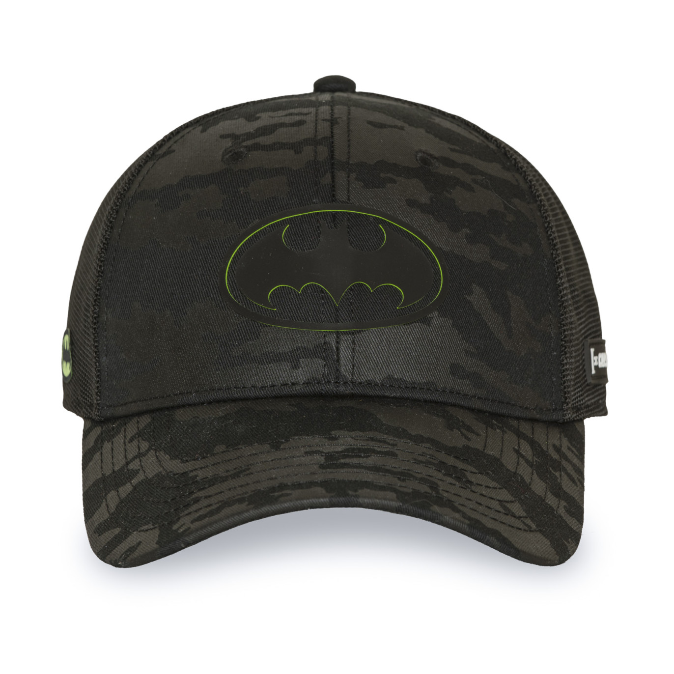 Casquette baseball premium avec filet et patch Dc Comics Neon Logo