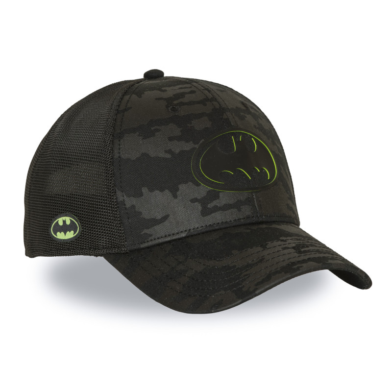 Casquette baseball premium avec filet et patch Dc Comics Neon Logo