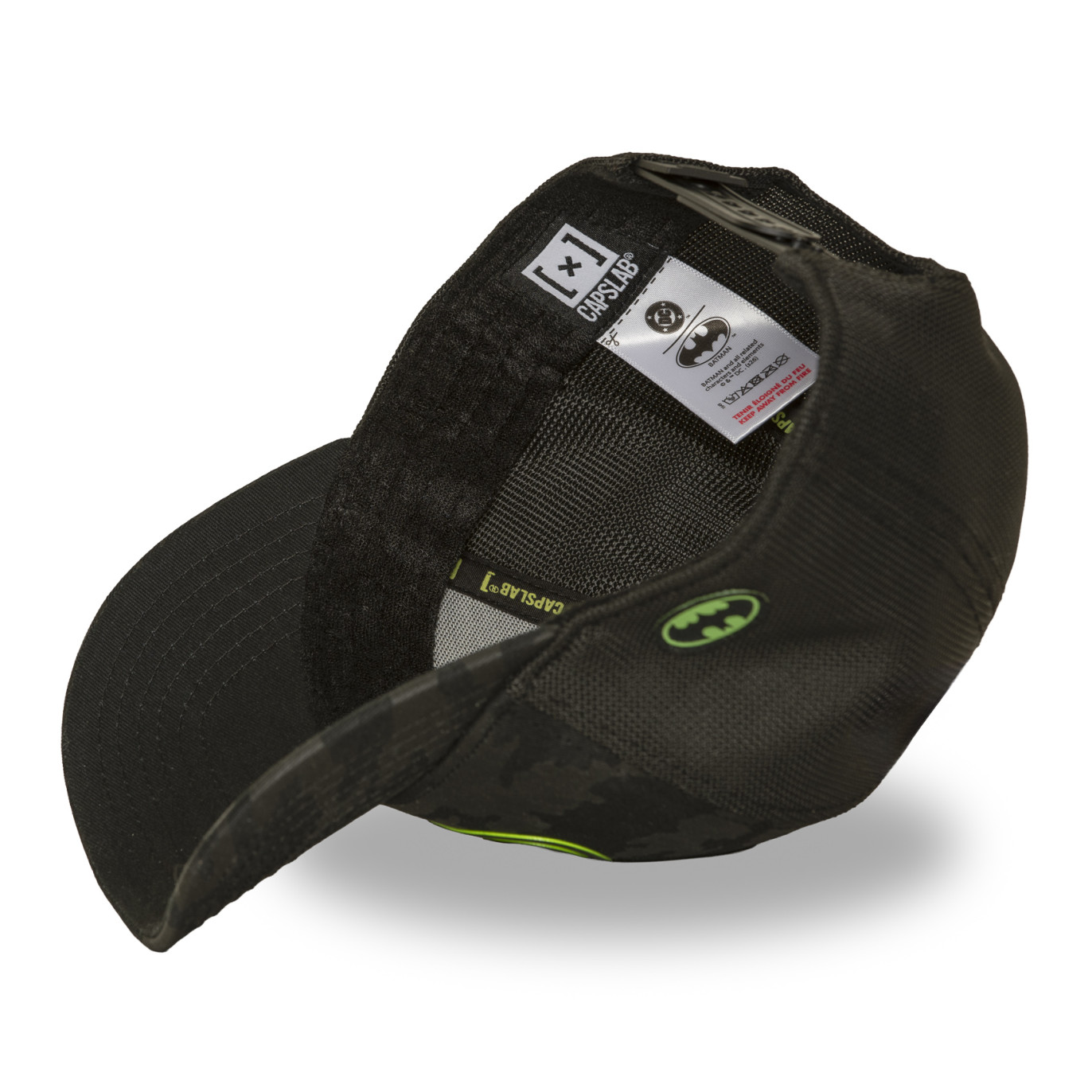 Casquette baseball premium avec filet et patch Dc Comics Neon Logo