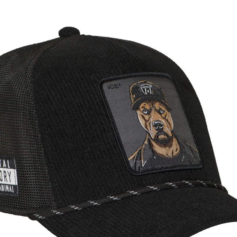 Casquette Trucker Snapback Noire - Capslab