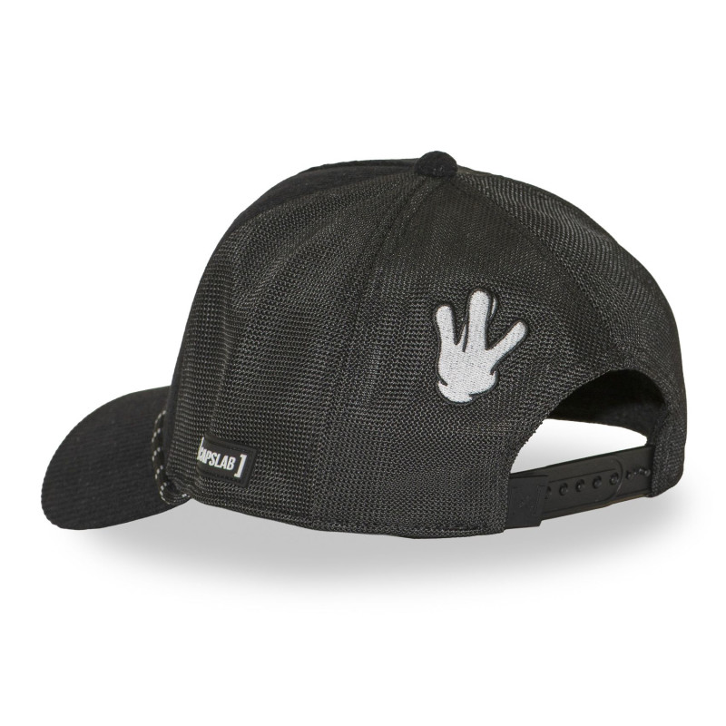 Casquette Trucker Snapback Noire - Capslab