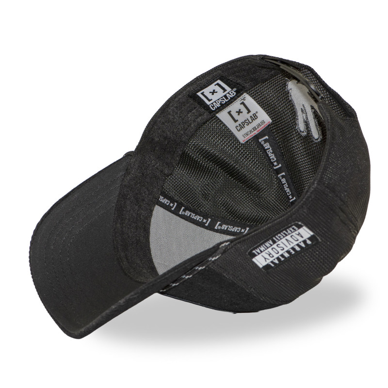 Casquette Trucker Snapback Noire - Capslab