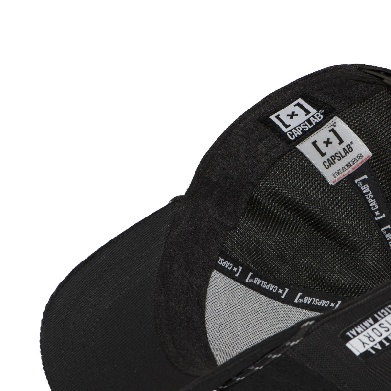 Casquette Trucker Snapback Noire - Capslab