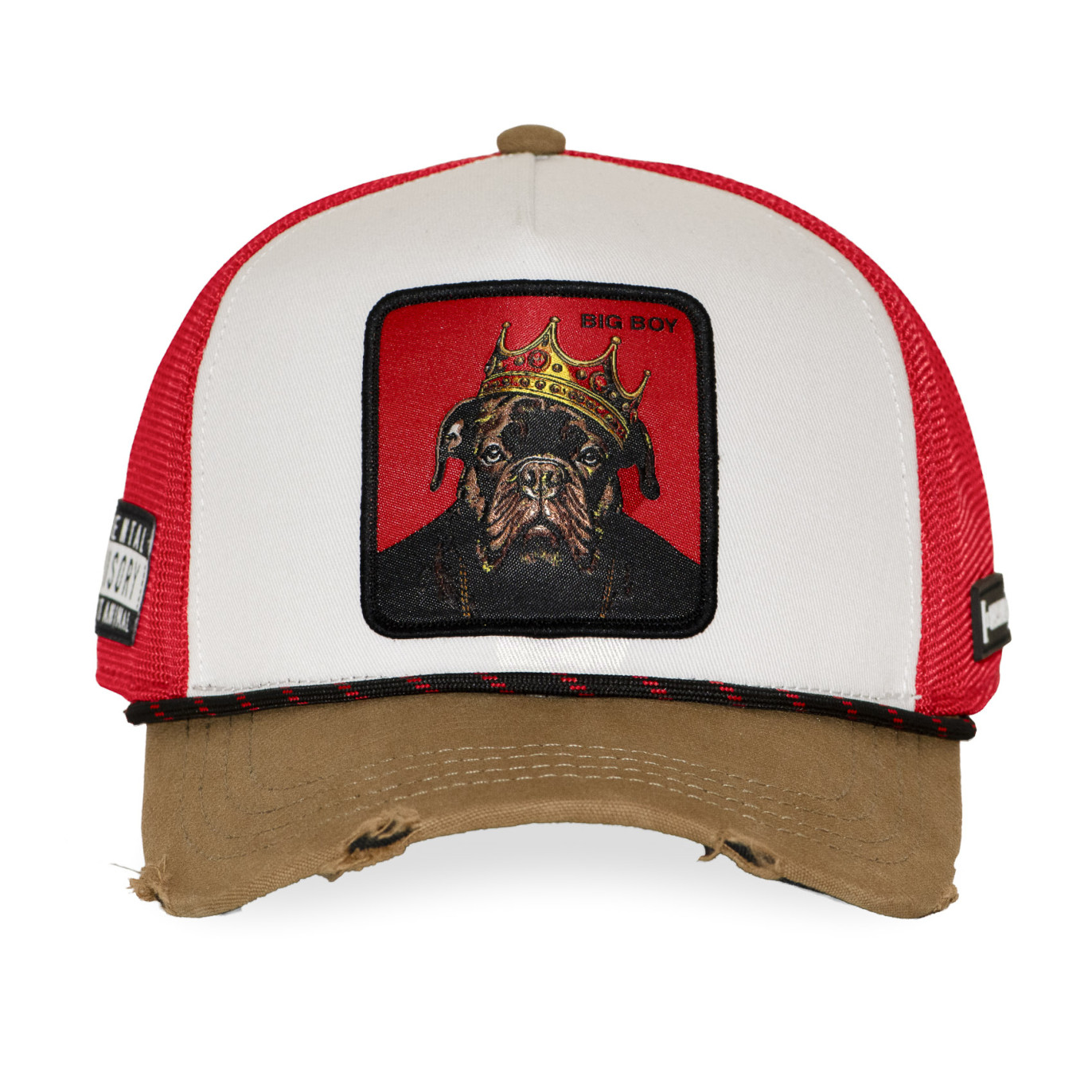 Casquette Trucker Snapback Rouge - Capslab